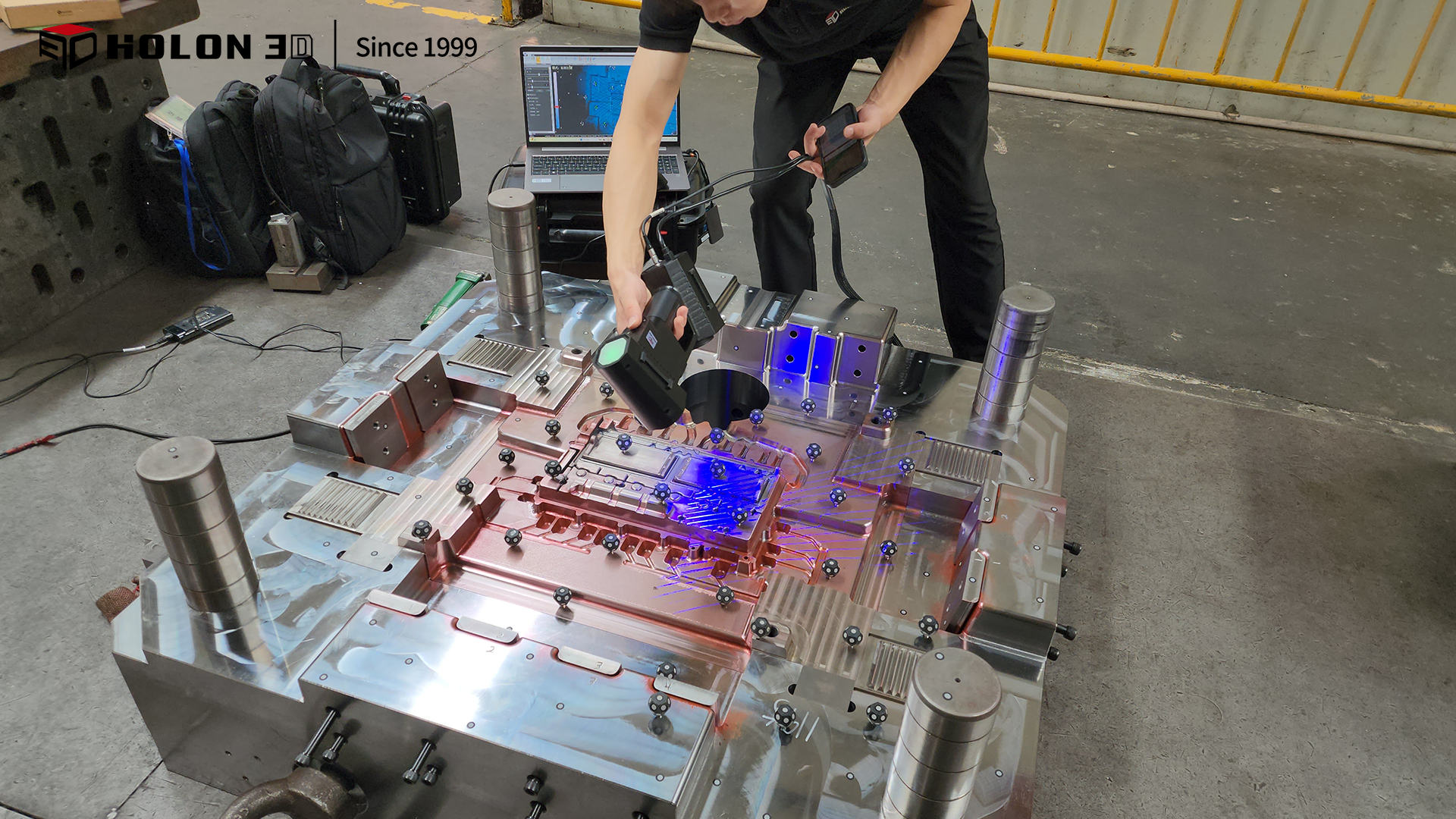 3D inspection of die-casting molds